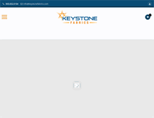 Tablet Screenshot of keystonefabrics.com